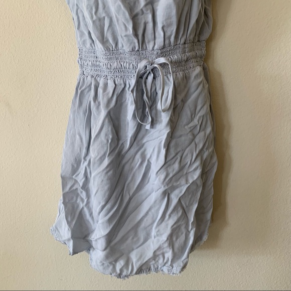 Cloth and Stone Smocked Tie Waist V Neck Dress - Picture 4 of 9